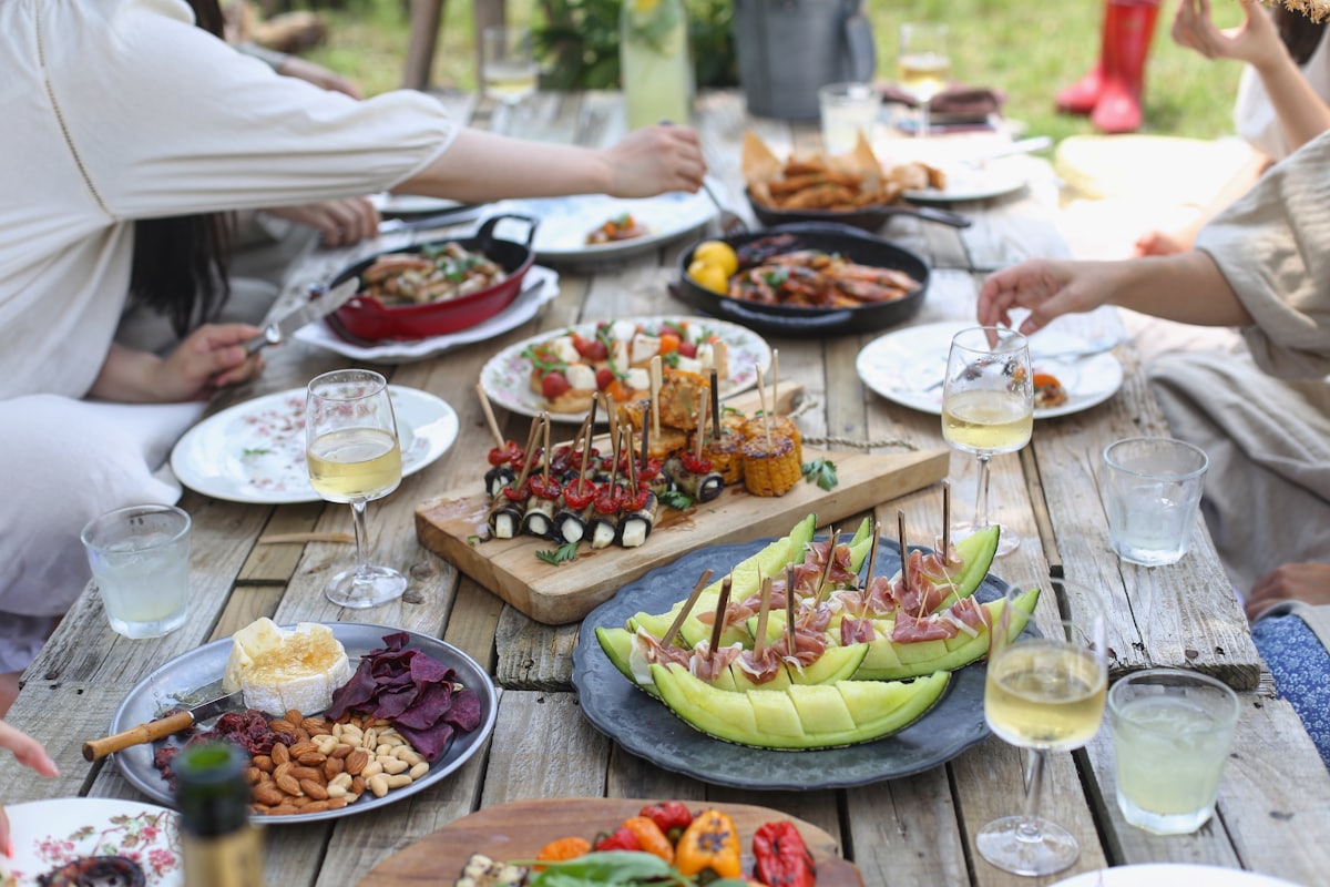 Dîner en plein air